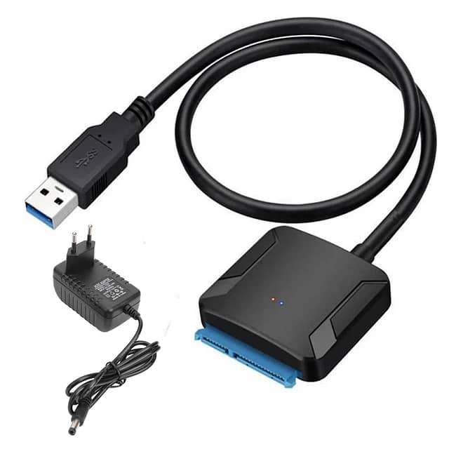 SATA to USB 3.0 Adapter Cable for 3.5/2.5 Inch SSD HDD 0