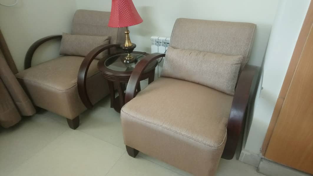 Sofa Chair set with coffee table 2
