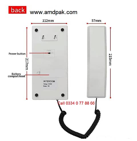 New Wireless intercom No-Wiring No-installation Required Walkie talkie 10