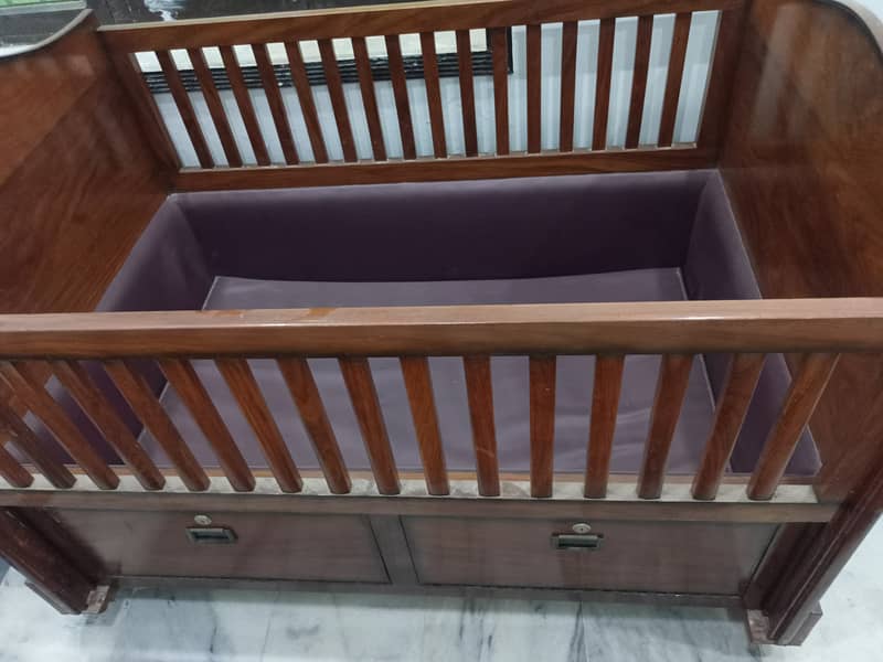 Kids wooden crib large 3