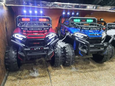 Full size jeep 4 × 4 proper two seat 1 to 10 year kid