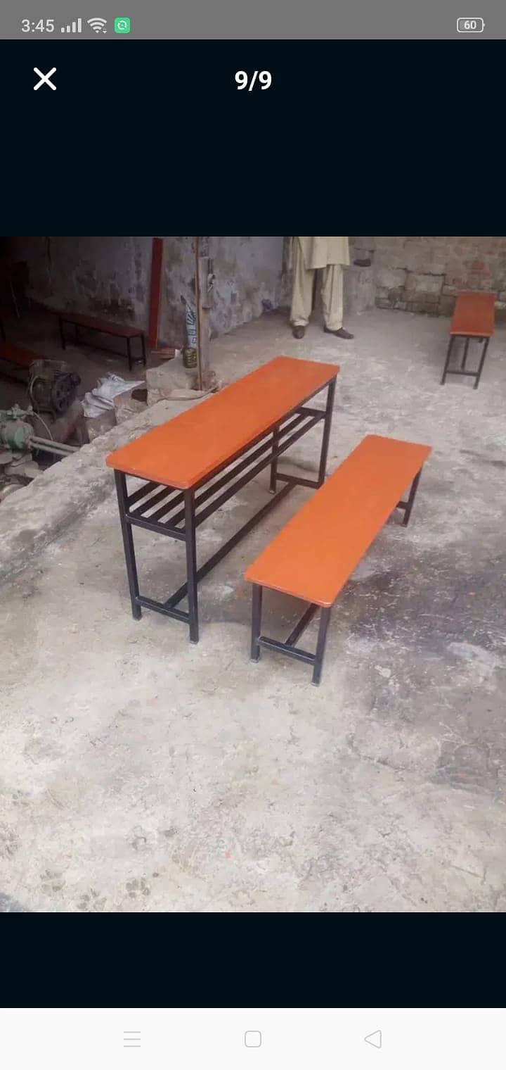 School furniture|Chair Table set | Bench| Furniture |  Student bench 16