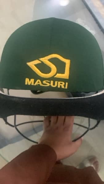 Masuri Helmet Test 12 model stemguard included 2