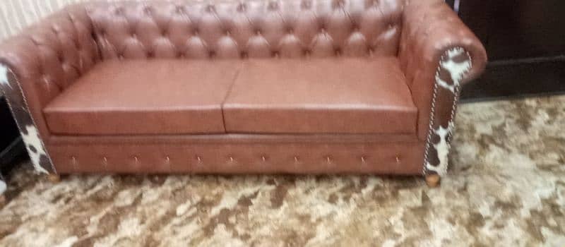 chasterfield sofa 3+3 & 1+2+3 / leather sofa /keekar wood/for sale 10
