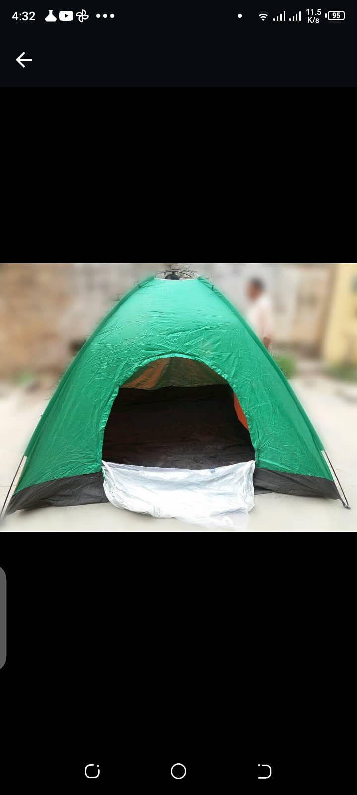 6 person Tent  sell in RS,8000 5