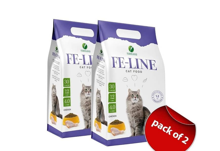 Feline cat food 1.2. pack of 2 0