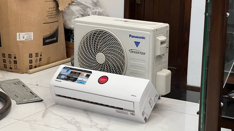 Panasonic 1 TON DC inverter with 20-25 feet cooper pipe 0