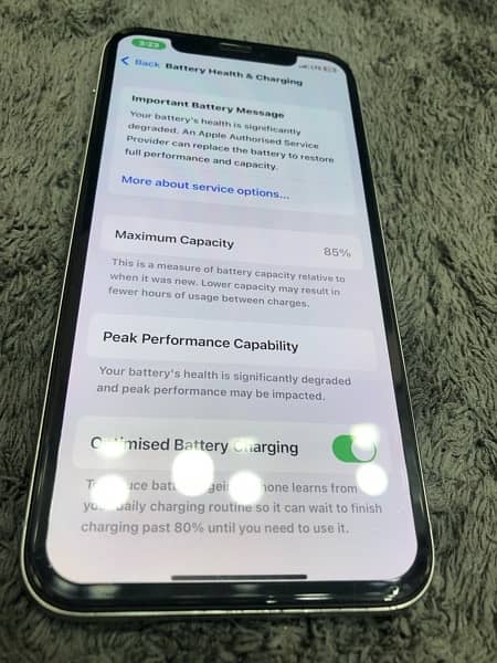IPhone X  pta Approved water pack 256 GB 9