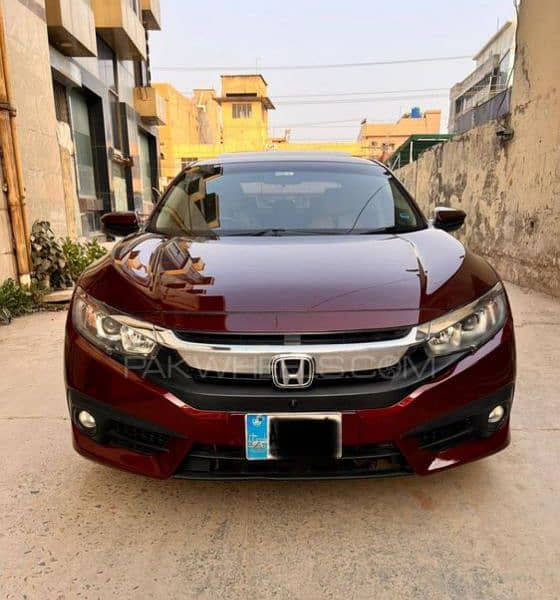 Honda civic 2019 Red meter Islamabad Reg 0
