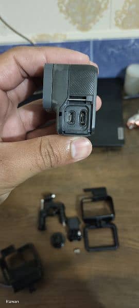 GoPro Hero 5 with mic adapter available with accessories 1