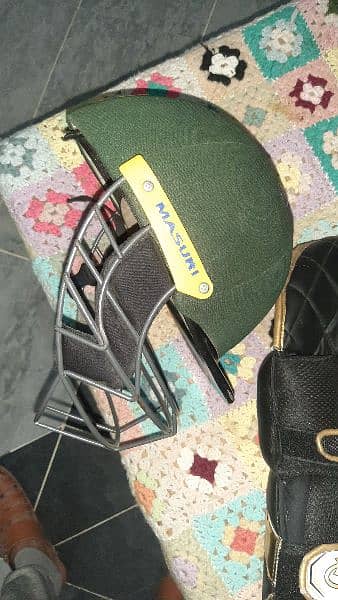 Pads,Gloves,Helmet,ThighPad,Bag 7