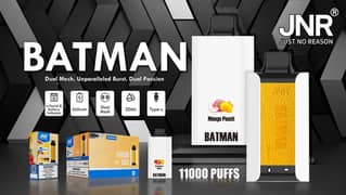 BATMAN 2% Diposable 11000 Puffs | Vape | Diposable Pod