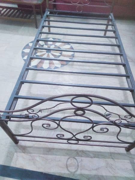 Iran bed 2 pice with mattress spring 0