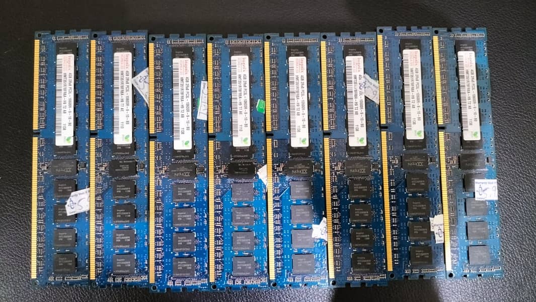 Hynix Memory 4GB 2Rx8 PC3L-10600R for  server 8 Modules(32 GB) 5