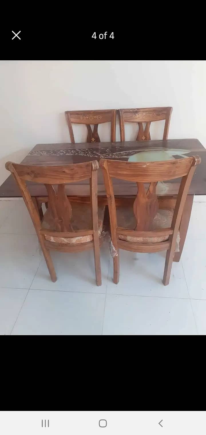Dining table with 4 chairs 2