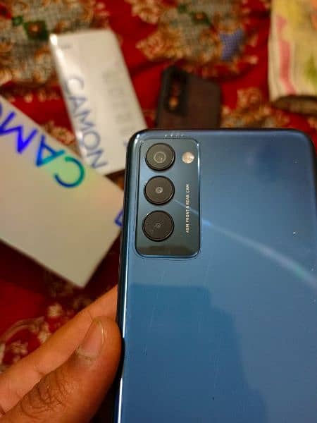 Tecno Camon 18T with box and 3 cases. 1