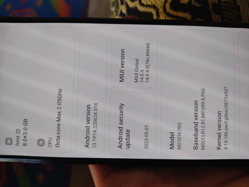 redmi note 10s for sale 11gb/ 128 rom 2