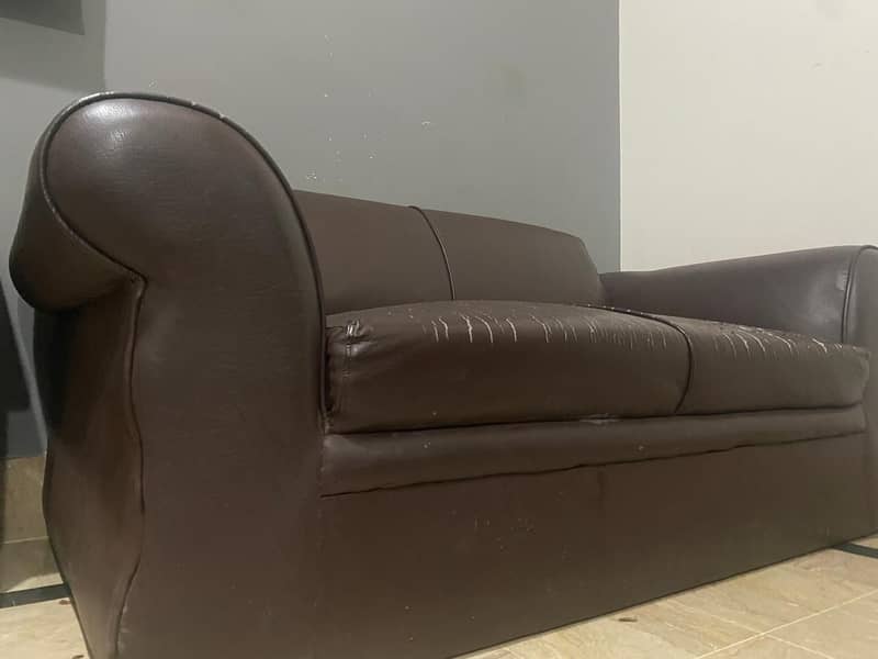 Leather Sofa 2 seater 0