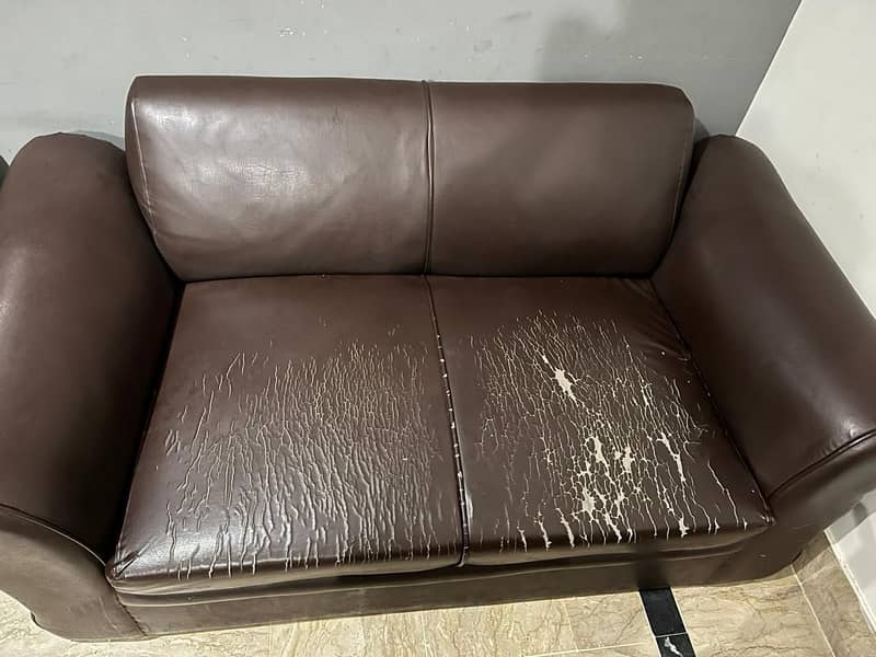 Leather Sofa 2 seater 1