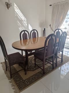 6 Seater Dining Table - Original Sheesham Wood