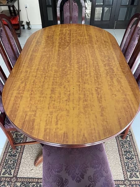 6 Seater Dining Table - Original Sheesham Wood 2