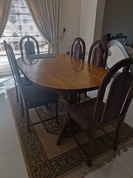 6 Seater Dining Table - Original Sheesham Wood 4