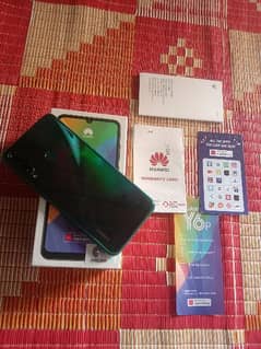 huawei y6p condison 10/10 battry 5000 ram 3/64 box mobile one hand ues