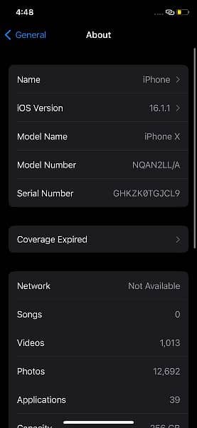 Iphone x256gb official approved 5