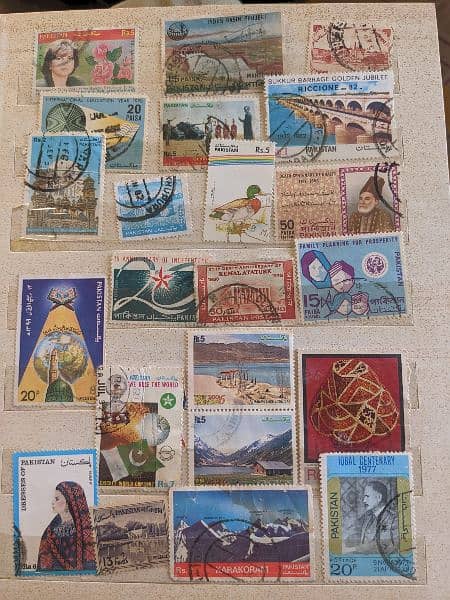 Pakistan postage stamps 6