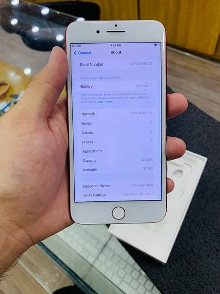iPhone 7 Plus 128 gb  approved with  box 8