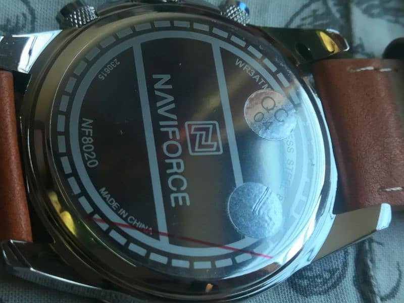 naviforce nf 8020l original watch with working chronograph 5