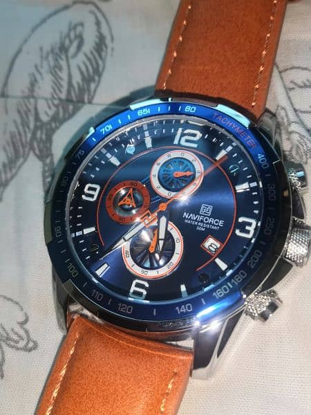 naviforce nf 8020l original watch with working chronograph 7