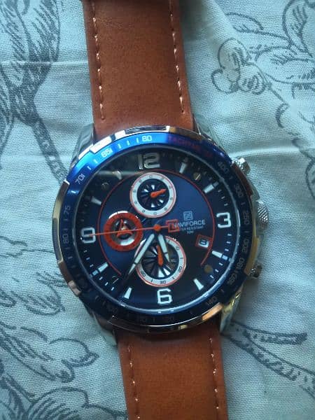 naviforce nf 8020l original watch with working chronograph 8