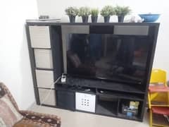 IKEA TV CABINET IMPORTED DARK BROWN Excluding Storage Boxes