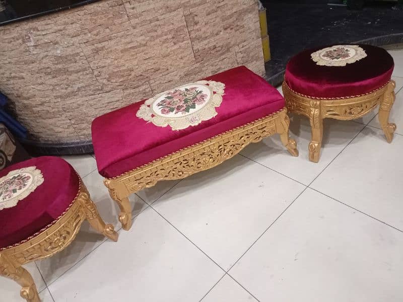 chinioti Peerah chairs set with coffee table 5