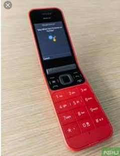 Nokia2720flip Dual sim pta prove 1 year warrenty 0