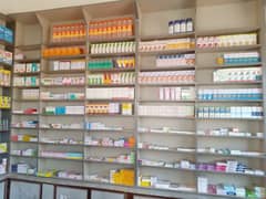 Pharmacy medical store racks counter almari fiting furniture only pila