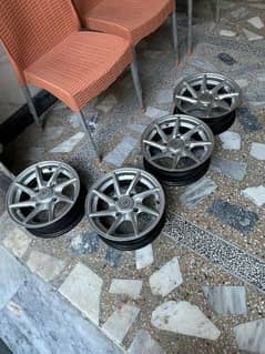 13 inch rims only. brand new . one week used. 114 pcd
