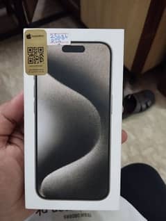 URGENT SALE PINPACK SEALED Iphone 15 Pro PTA Approved