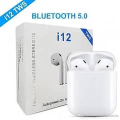 i12 Tws Wireless Bluetooth 5.0 Stereo Earphone Touch Control Headphone
