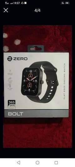 zero life bolt Smart watch
