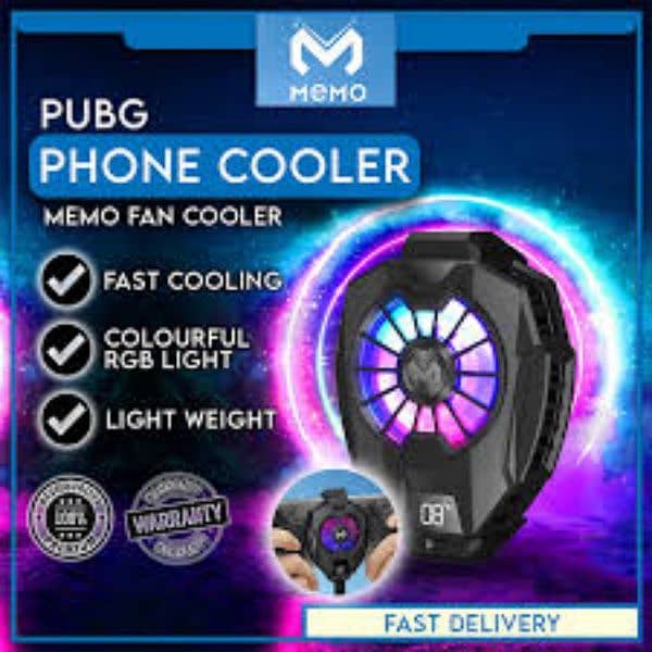 Memo DL05 cooling fan new stock in best price 1