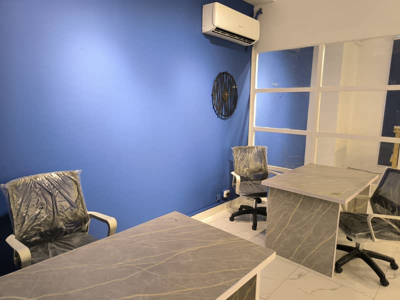 Fully Furnished Office At Prime Location
Near MM Alam Road Gulberg 5