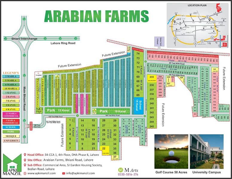10 marla plot Arabian city hot location plot 9