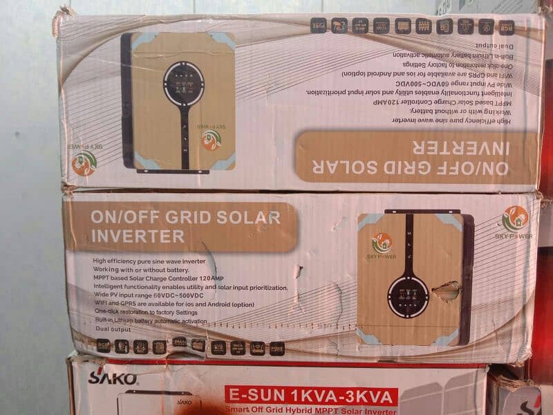 saku,fushion,sky power & evo solar inverter 12
