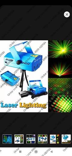 Laser stage light Projector DJ Disco LED Light: Lazer light f