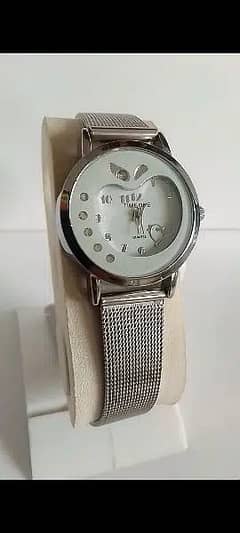 Ladies slim chain watch