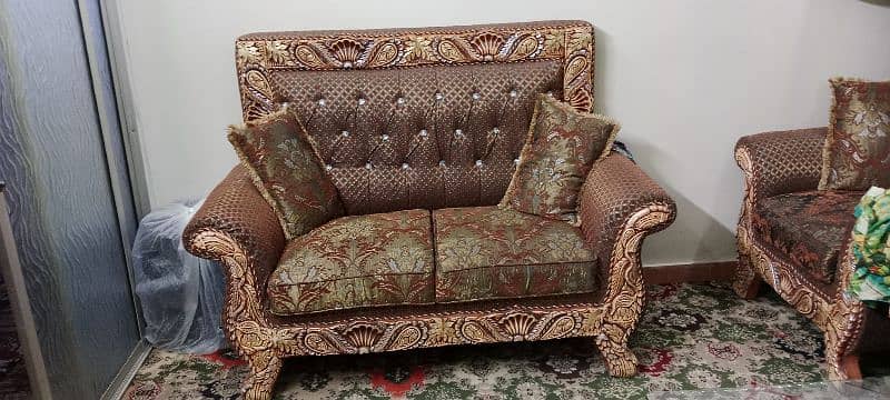 sofa in brown colour 2