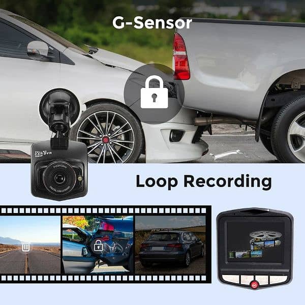 Mini Car DVR GT300 Camera Camcorder 1080P Full HD Video registrator P 5
