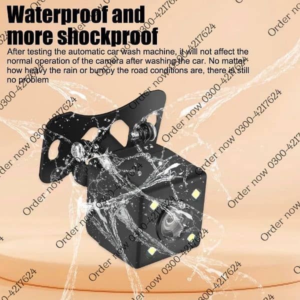 Car Rear View Camera 4 8 12 LED Night Vision HD Video Waterproo 4